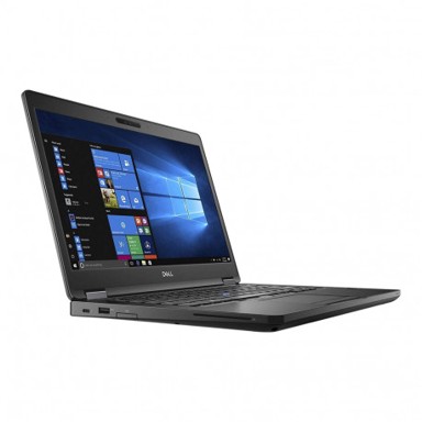 DELL Laptop Latitude 5491 / Intel Core i7-8850H, 14", 1920 x 1080, 8 GB, 256 GB SSD, Windows 11 Pro, crni (obnovljen)